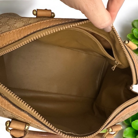 Celine champagne Macadem Triomphe Boston Mini Bag - Picture 11 of 16